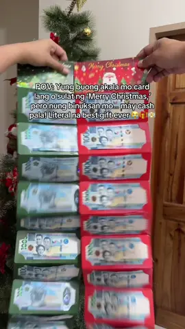Saya ng pasko ng makkarecieve ng ganiting envelop! 😩😭 #christmas #christamsgift #ampao #ampaoenvelope 