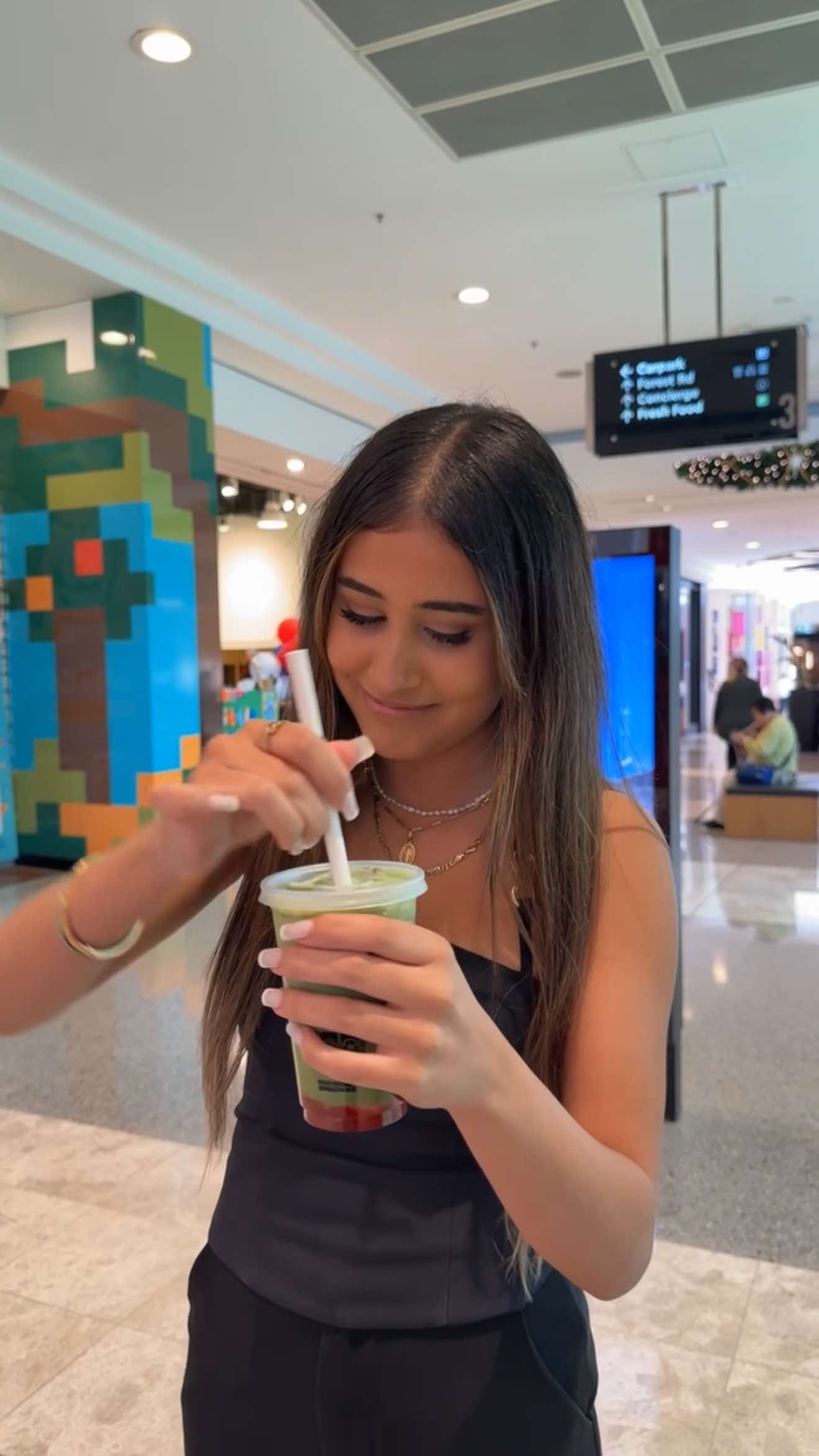 Trying Maccas Matcha  #fyp #matcha #maccasmatcha #syd #foryoupage 