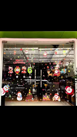 Decal dán kính trang trí noel mới nhất #noel #merrychristmas #happy #sinhnhat 