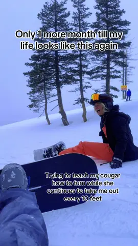 That and getting stuck on the side of a cliff 💀#snowboard#sugarbowl#tahoe#1sttimer#cougartok 