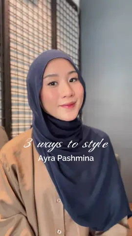 From morning meetings to after-hours catch-ups — stay chic with these 3 easy viscose hijab styles. The Ayra Pashmina keeps it minimal, sleek, and timeless for your everyday office look. #AyraPashminaViscose #BIAbyZaskiaMecca #BIALovers