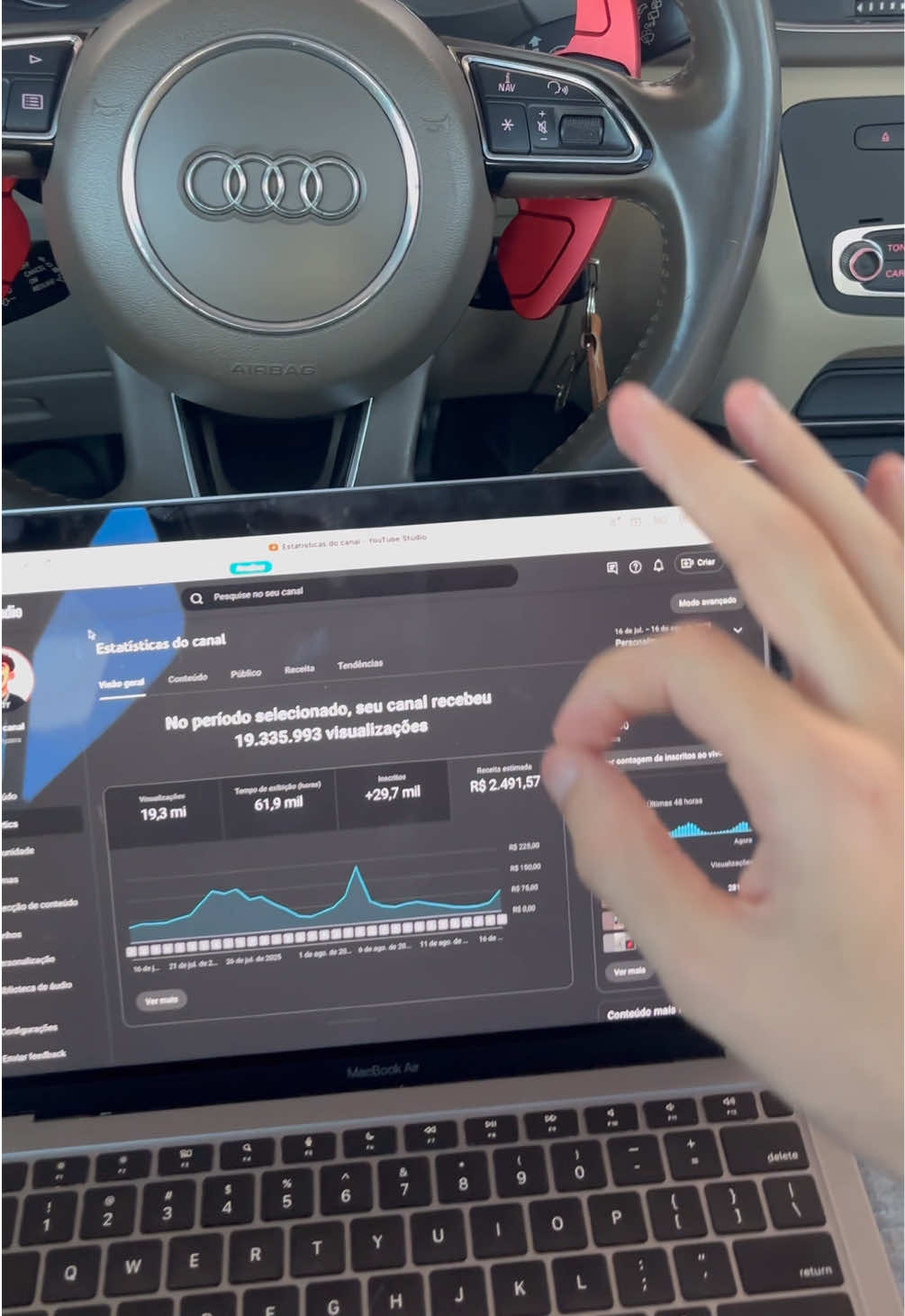 Mais um dos meus canais com 100K Inscritos no YouTube! 🙏🏽✨ #youtube #monetizacao #shorts #creatorsearchinsight #criacaodeconteudo 