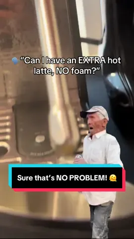 Better not complain this ain’t hot enough 😤 #fy #coffee #barista #coffeetiktok 