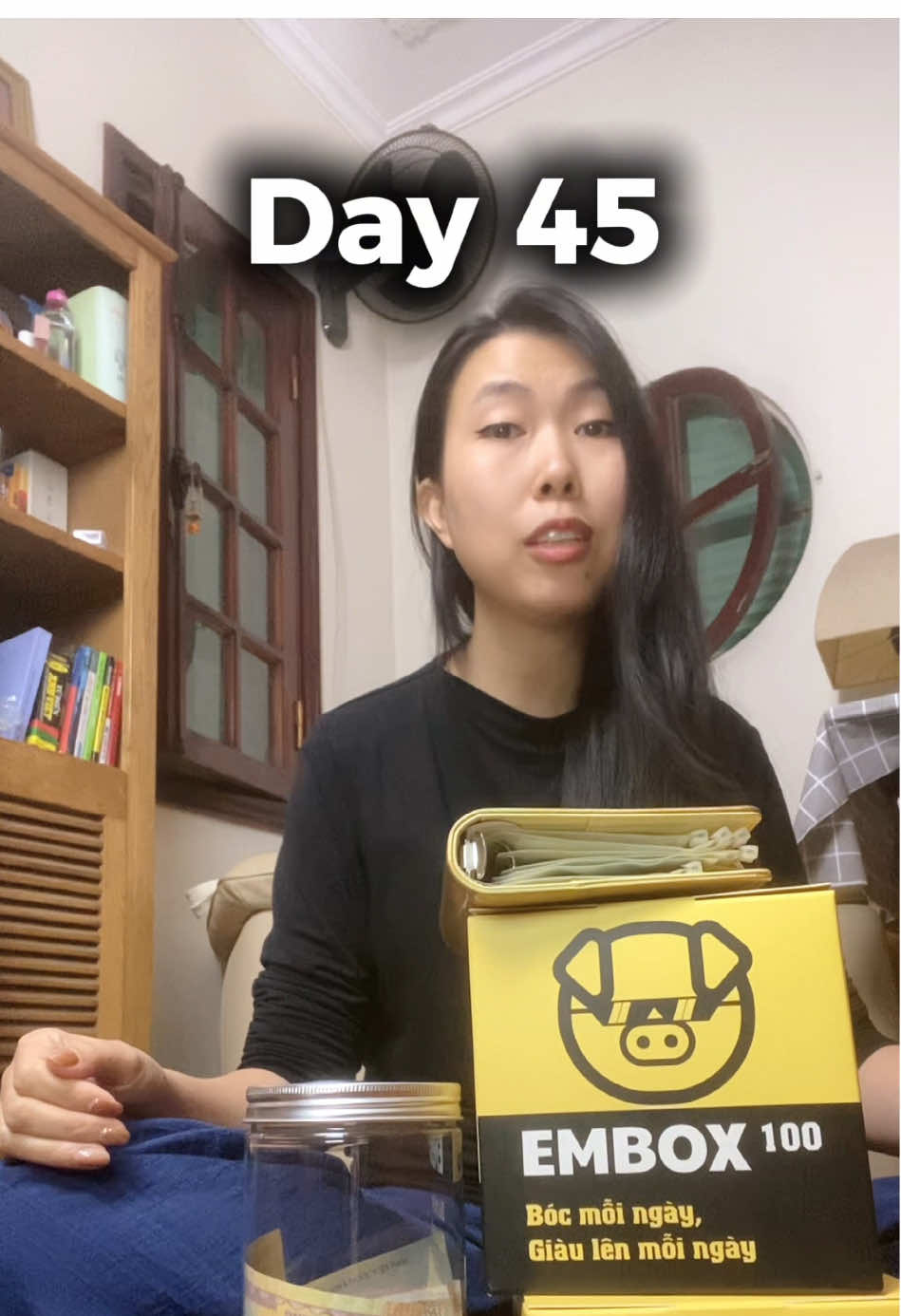Embox day45: xàm + vui mà hiệu quả thì tại sao không ? #embox100 #thuthach #taichinhcanhan #trochoi #tietkiem 