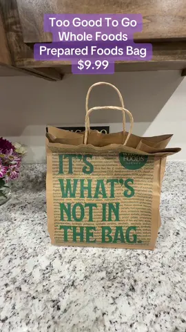 Unpack my Too Good To Go prepared foods bag from Whole Foods with me! I paid $9.99 and it has a value of $36.36. Whole Foods only has to give me a minimum value of $30! I love chicken salad!! 😋😋 #toogoodtogo #wholefoods #fyp  #foodreview  #savingmoney   @Too Good To Go  @Whole Foods Market @wholefoodscanada 