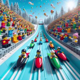 Brick Olahraga Salju #lego #brick #nanobricks #nanoblock #legotiktok 