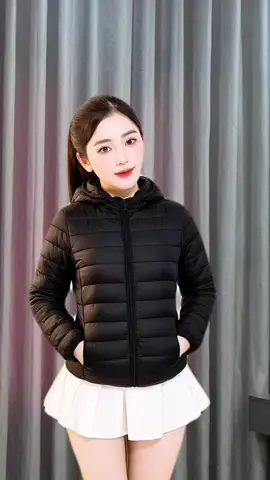 Áo phao nữ siêu nhẹ, siêu ấm cho mùa đông với họa tiết cá tính#aophaonu #donuts #moingaymotoutfit 