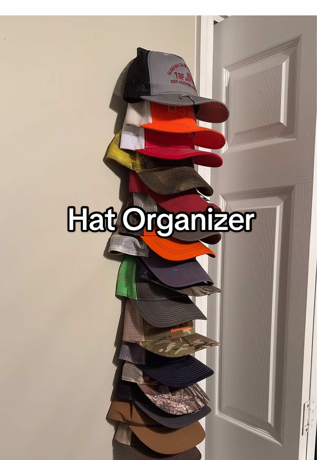 Replying to @Courtney hat organizer is a must! So much more organized and easy to see your hats. Really easy to use  #hatorganization #hatorganizers #hatorganizerhacks #hatrack #hatstorage