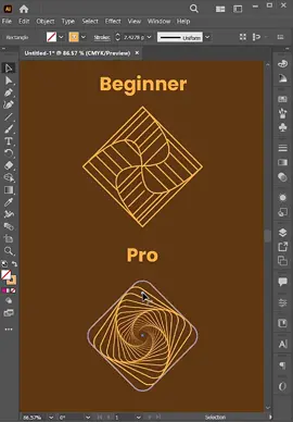 Learn Graphic Design Adobe illustrator Trick and Tips  #adobe #tiktokusa #illustrator #graphicdesign #adobeillustrator #design #fyp #tutorial #logodesign #tiktok #photoshop 
