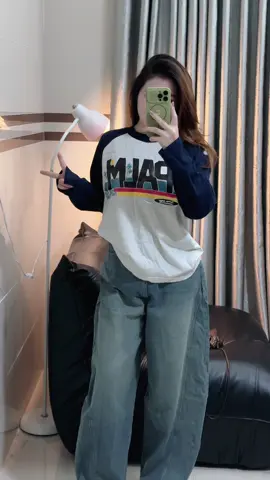 CHÍNH HÃNG Áo Thun Tay Dài Raglan phối màu #xh #reviewthoitrang #aothuntaydai #aothunraglan 