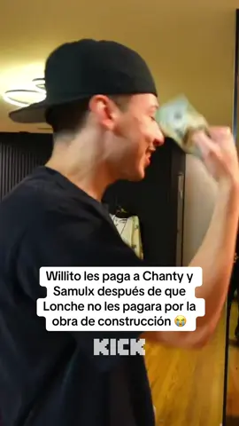 Willito les paga a Chanty y Samulx después de que Lonche no les pagara por la obra de construcción 😭 || #willito #viral 