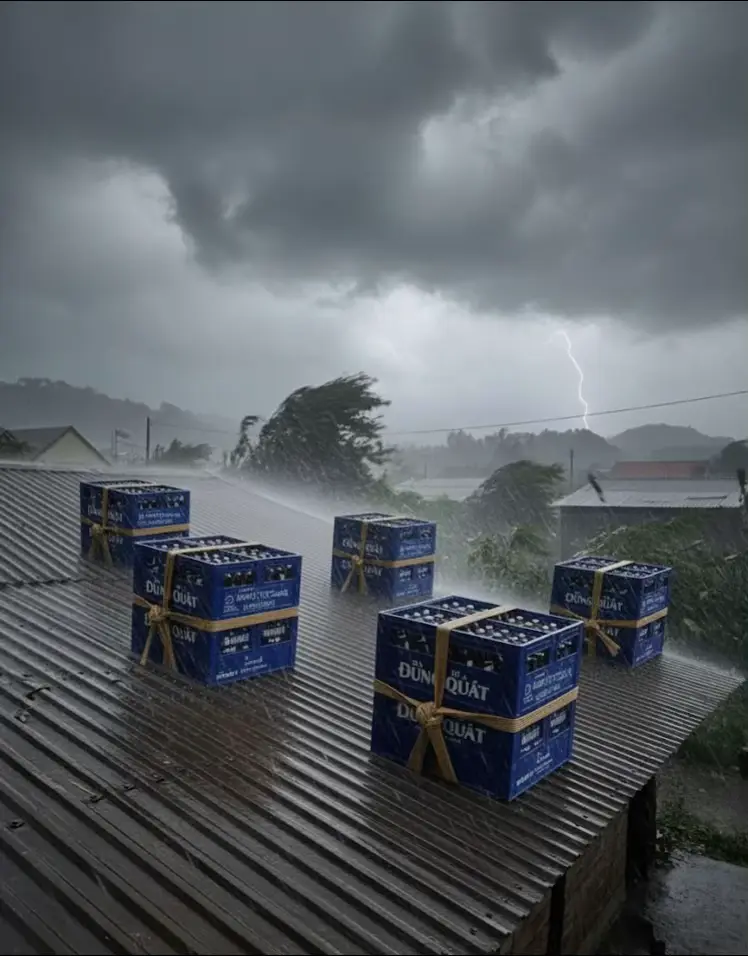 Quảng Ngãi chống bão kiểu này, chổ ae chống bão kiểu nào 🤣#xhhhhhhhhhhhhhhhhhhhhhhh #76quangngai 