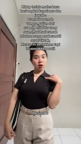 Menikmati hidup sesungguhnya bukan😅bner ga nih buibu