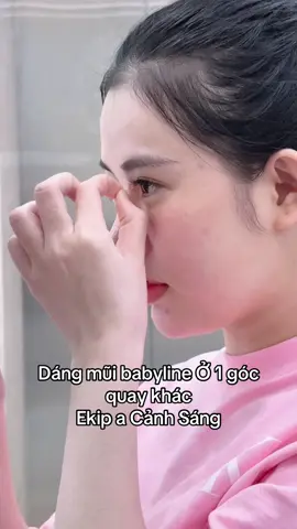 Dáng #muibabyline ở 1 góc quay khác #muicautruc #hidung #muidep #nangmui 