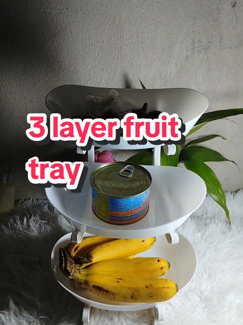 Aesthetic vibe for new year, 3layer fruit tray #fruittray #tray  #aetheticfruittray  #kitchenessentials  #tablesetupgoals 