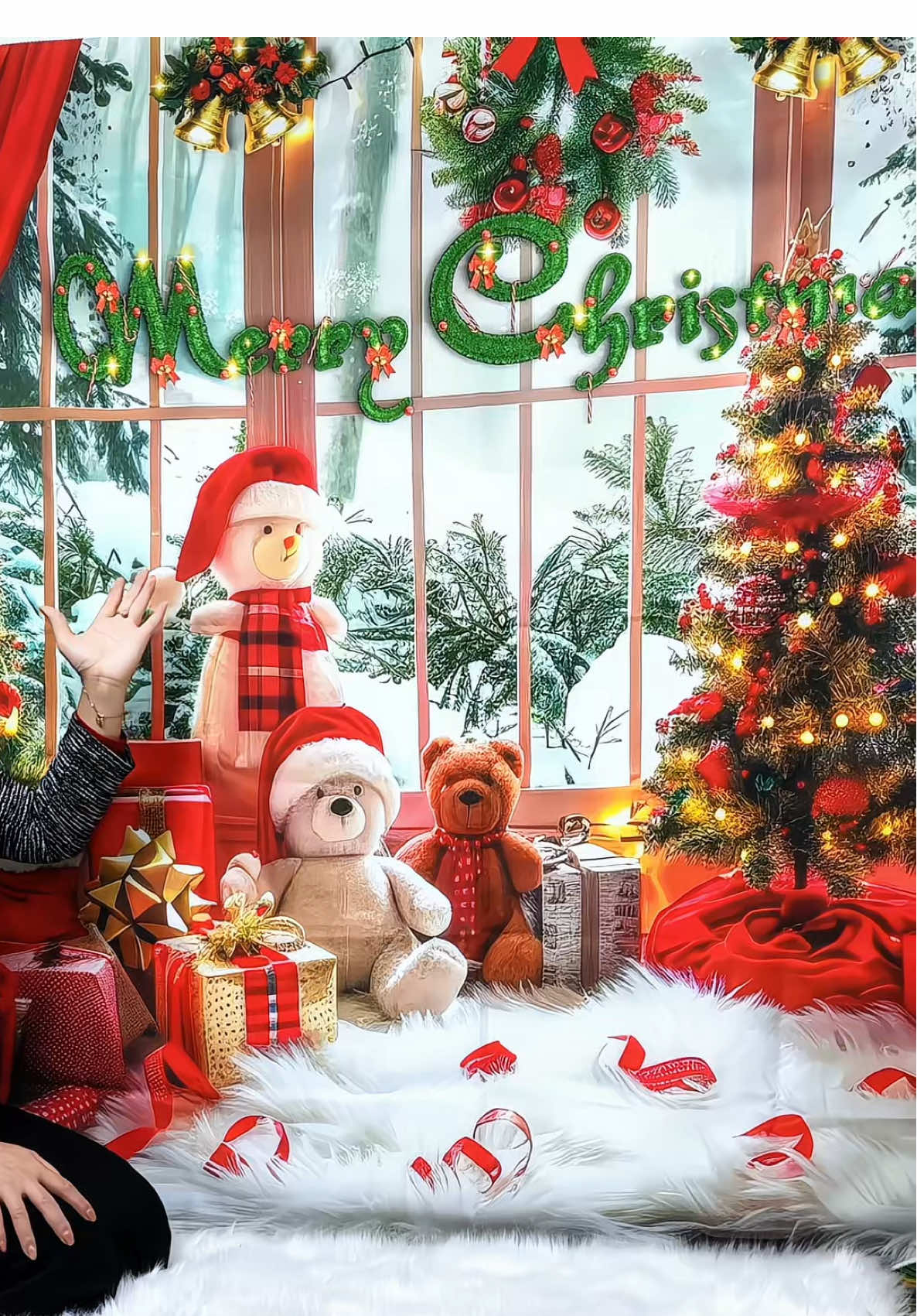 In sắc nét nhìn chân thật, tranh trí chụp ảnh rất đẹp#nhungnhacua #phongnennoel #trangtrinoel #trangtrigiangsinh #xuhuongtiktok 