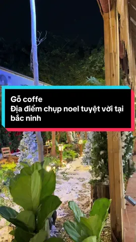 Gỗ coffe Địa điểm chụp noel tuyệt vời tại bắc ninh#noel #gocaphe #anhdem #chupanh #xuhuong 