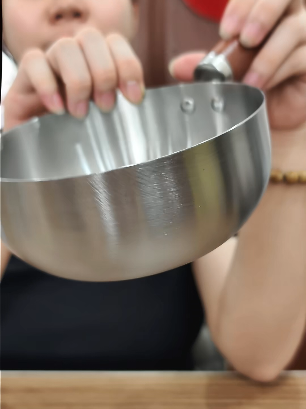 Nồi inox sie 14cm nấu mỳ nấu đồ ăn dặm cho bé #noiinox #noinaumy #noinaudoandam #cotiennhaxinh 