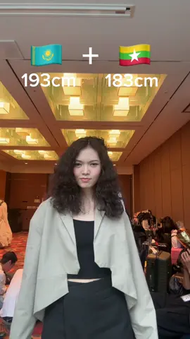 ဒါနောက်ဆုံးပဲနော်မရှိတော့ဘူး မမေးကြနဲ့တော့🥹🥹  ကိုယ်နဲ့အရပ်ကွာတာလဲသူပဲရှိတယ်🥹 @Dami®  #ET #faceofmyanmar #Kazakhstan #faceofasia #asiamodelfestival 