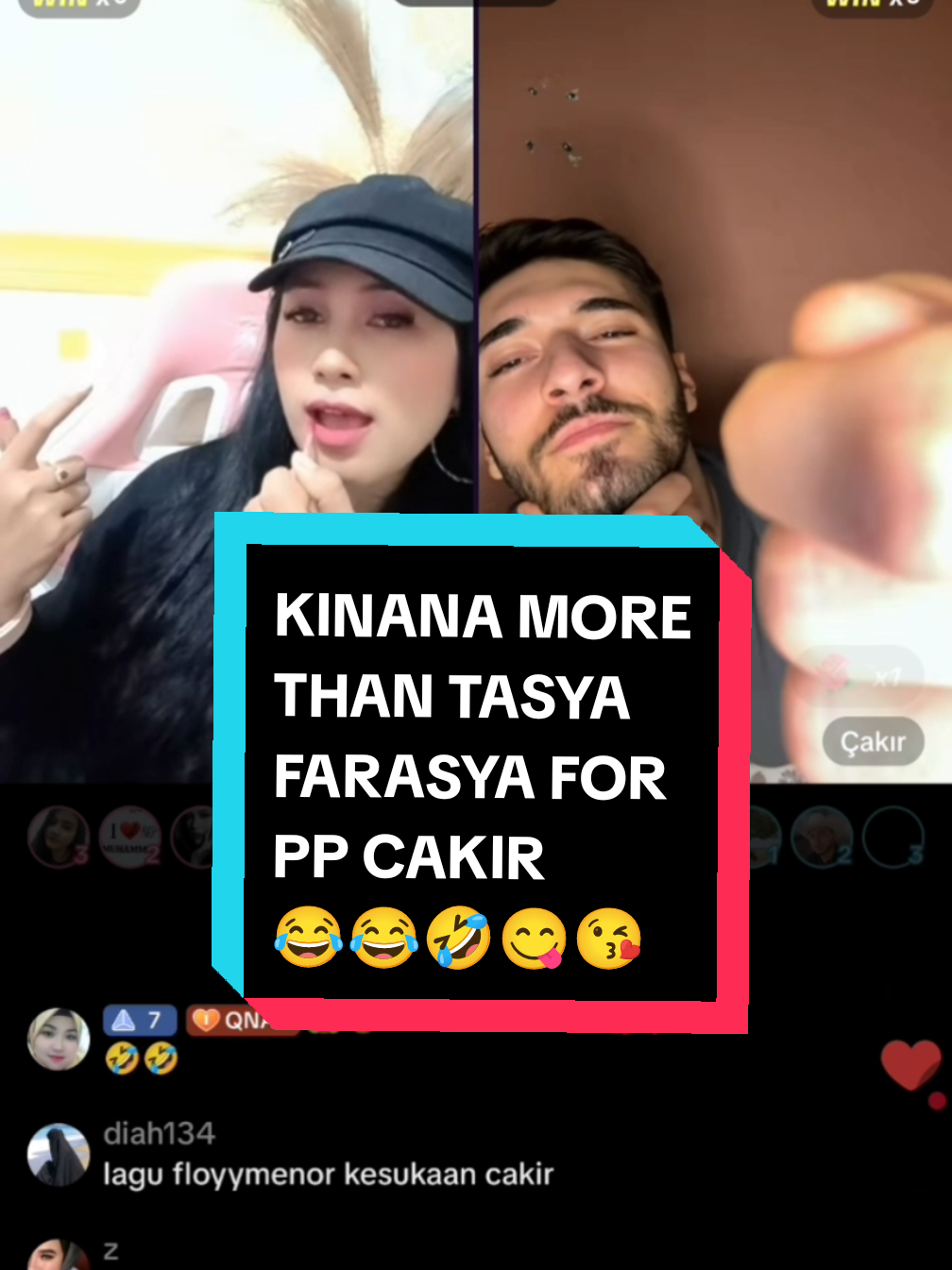 SIAP² BAPER GUYS.... MAMAK KINANA DIPAKEIN LIPSTIK SM PAPA CAKIR 😘😘🤣🤣 @k_i_n_a_n_a_special_1 @Çakır  MAAP BRU UPLOAD GUYS EPISODE KEMARIN-PP CAKIR GA BANYAK OMONG, HP TRANSLATENYA GA ADA.. #fypシ゚ #fypシ゚viral #kinana #cakir  #turkey🇹🇷 