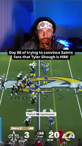 Just let him cook chat! #kamtoomer #lol #clips #tylershough #saints 