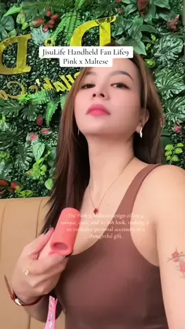 Stay cool all day with this powerful, pocket-sized fan. #JisuLife #PinkMaltese #MiniJetFan #PortableCooling #5000mah 