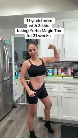41yr old mom with 3 kids taking Yerba magic tea for 31 weeks to help support her gut health with their probiotics and prebiotics blend. #yerbamagic #yerbamate #gutsupport #itsme_sin #tiktokshopblackfridaysale 