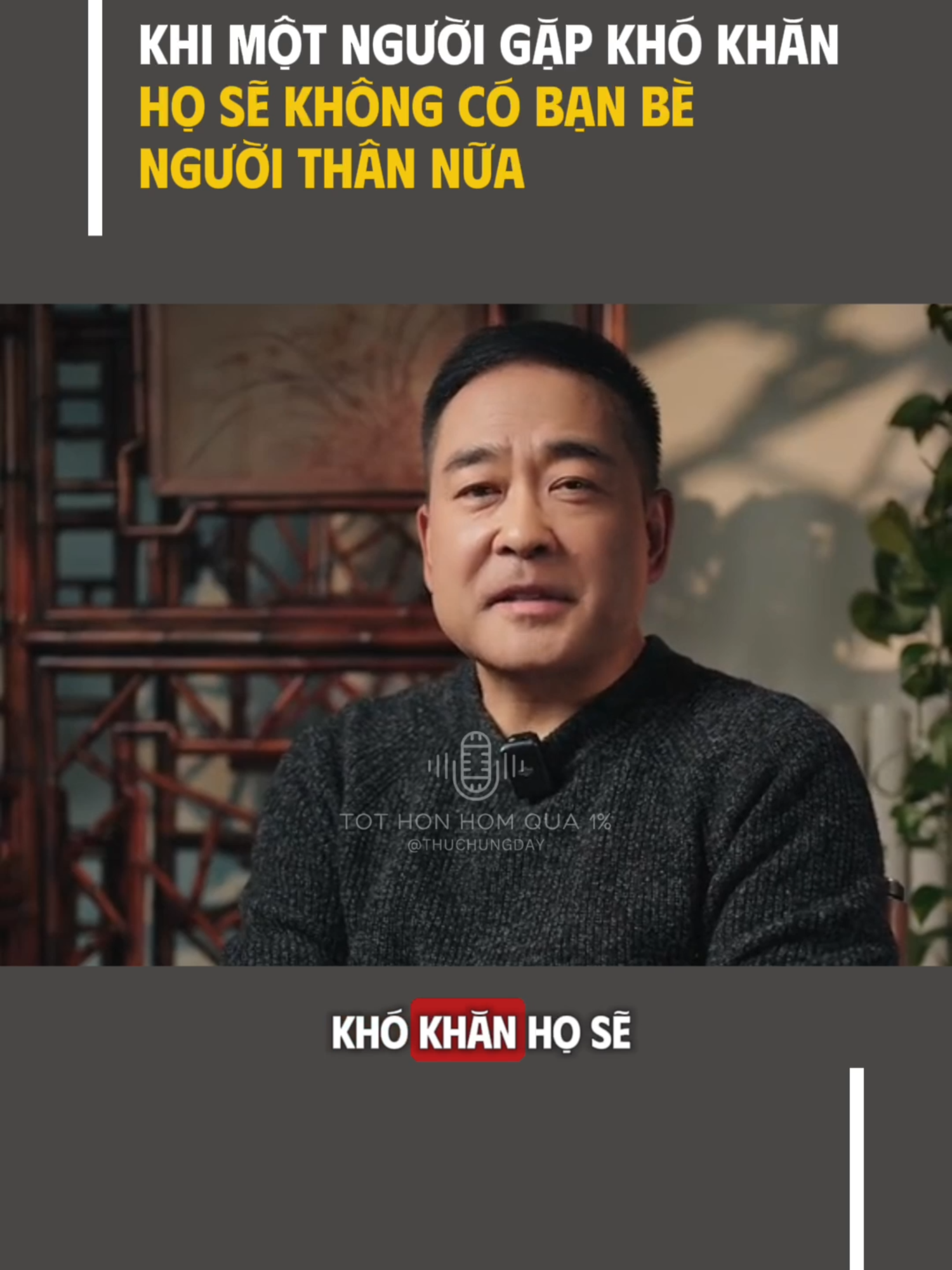 Khi một người gặp khó khăn, họ sẽ không có bạn bè. Ngay cả người thân cũng không còn là người thân nữa. Đây không phải là lời nói hão huyền, mà là hiện thực, là bản chất con người. Khi bạn thành công, không thiếu người vây quanh. Khi bạn thất bại, ngay cả chó cũng ghét bỏ bạn. #thuchungday #cauchuyencuocsong #baihoccuocsong #trietlysong