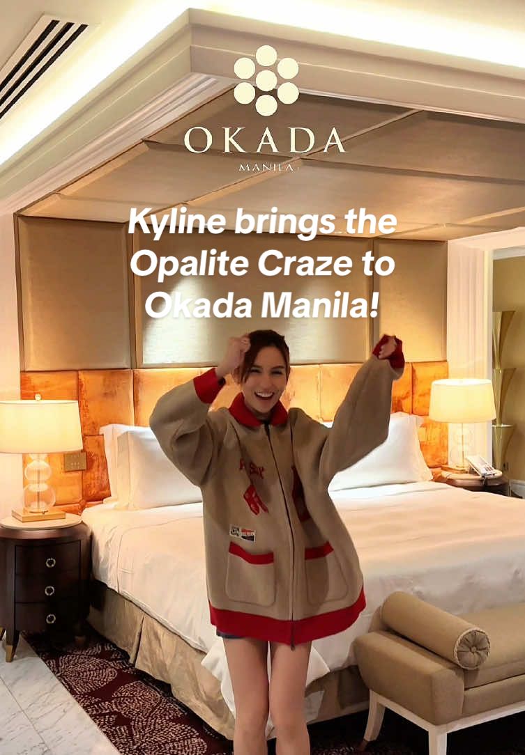 @kyline alcantara brings Taylor Swift’s Opalite dance craze to Okada Manila’s Tower Villa! Every step and every corner radiates style and rhythm 💃✨ #Opalite #KylineAlcantara #OkadaManila 