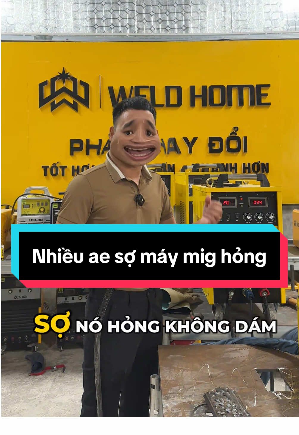 Nhiều anh em dùng máy mig mà sợ máy hỏng, thì hãy xem hết video này nhé@Weldhome Hậu Máy Hàn 968373222 #mayhanweldhome #kr350pro #mayhanmig #hungmayhan 