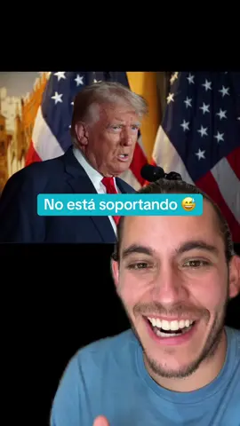 Donald Trump no está soportando la barrida histórica que le dieron esta noche a su partido 😅