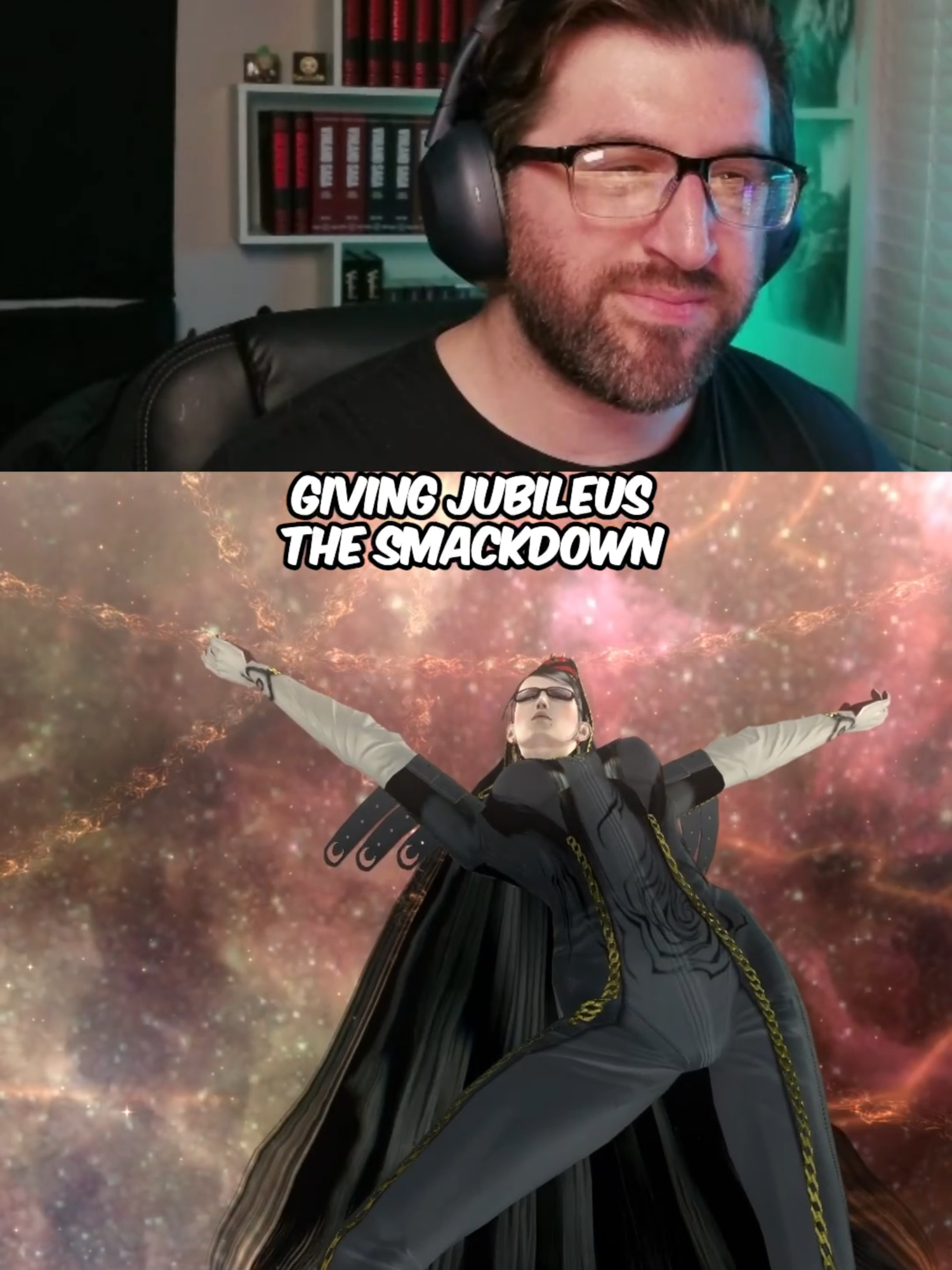 Bayonetta Stomps The Yard on Jubileus #bayonetta #sega #gaming #stream #streaming #shorts #reaction #games #reels #fyp #dmc