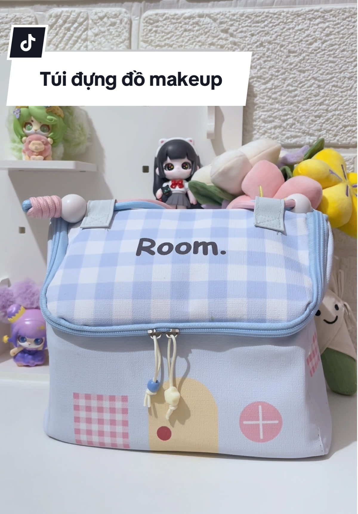 Túi đựng đồ makeup xinh vãiii mấy bà ơi #tuidungmypham #tuidungdotrangdiem #domakeup #makeupcanhan #goclamdep 