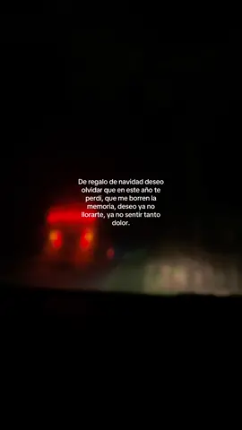 De regalo de navidad quiero olvidar 