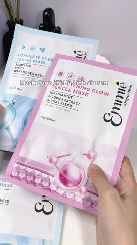 mặt nạ vải sinh hịc Emmié #emmiebyhappyskin #matnavaisinhhoc #mask #matnaemmie #xh 