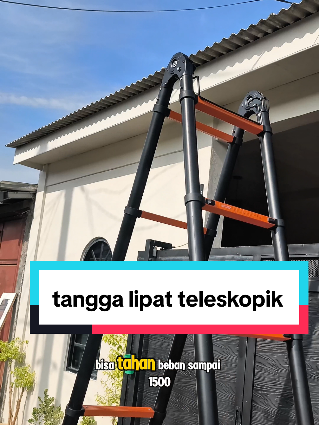 Tangga Lipat Aluminium Reaim Teleskopik Multifungsi 3.4m 4.2m 5.0m 5.8m Anti Selip Anti Karat Naik tinggi makin aman & praktis pakai Tangga Lipat Aluminium Reaim Teleskopik 💪 ✨ Pilihan tinggi: 3.4m / 4.2m / 5.0m / 5.8m ✨ Bahan aluminium anti karat, kuat & ringan ✨ Daya tahan beban hingga 1500KG ✨ Anti selip & stabil, aman untuk pekerjaan tinggi ✨ Desain multifungsi – bisa jadi tangga lurus atau huruf A ✨ Bisa dilipat, mudah dibawa & disimpan tanpa makan tempat 💥 Harga promo cuma Rp1.168.999 (hemat 42%) ⚠️ Flash Sale terbatas – stok cepat habis! 👉 Klik BELI SEKARANG biar kerja rumah, kantor, atau proyek makin cepat, aman, dan efisien 🛠️ #tanggalipat #tanggalipataluminium #tanggalipatmultifungsi #tanggalipatteleskopik #tanggalipat2meter 