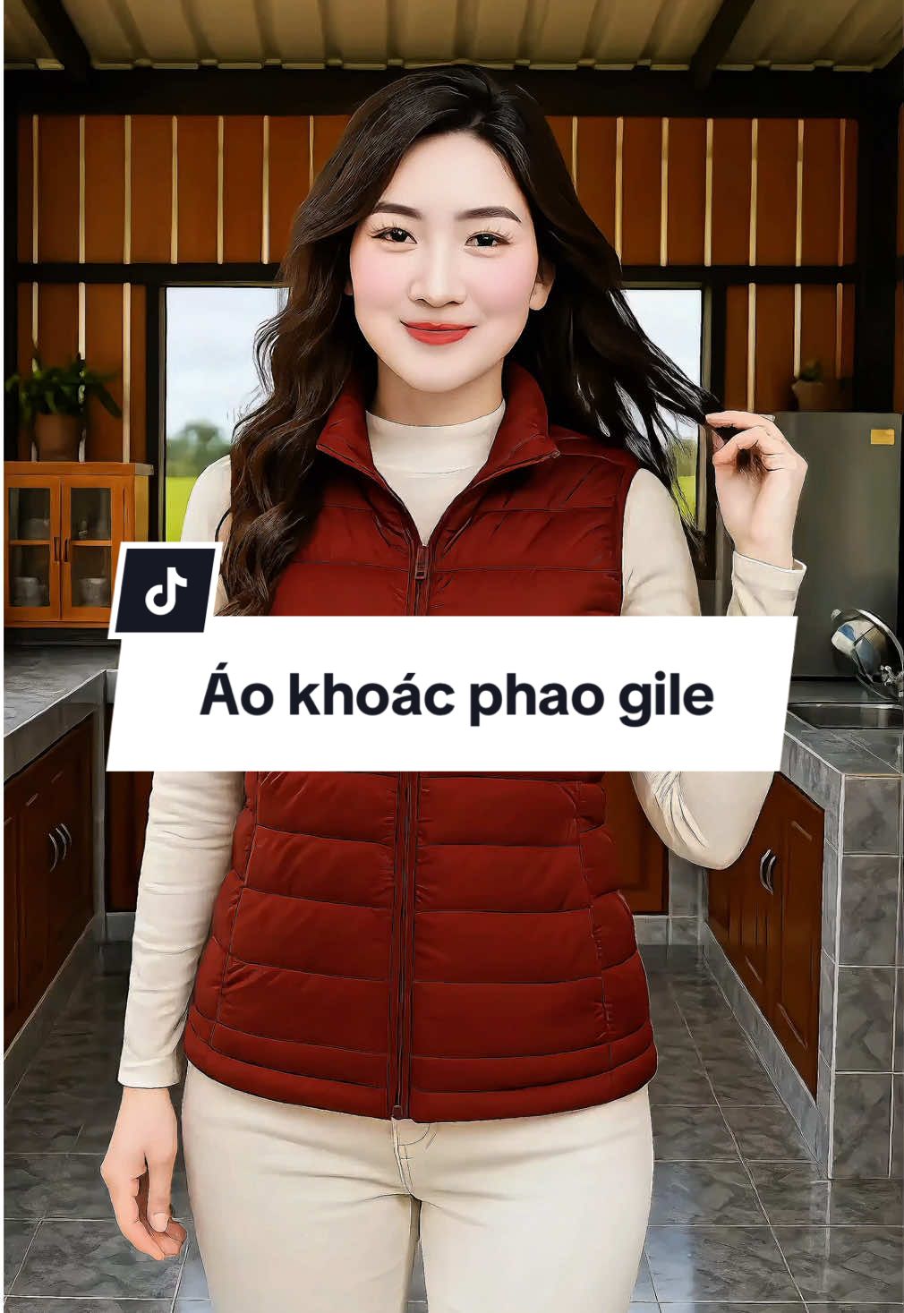 Chọn size trong giỏ hàng 🌿#thờitrangnữ #thoitrangtrungnien #thoitrangthudong #aophaogile #tiemdo_hoamai 