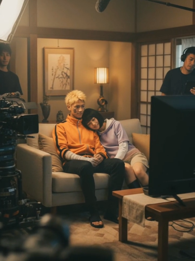 Real Life Naruto: Behine the scanes side story of Uzumaki family life ❤️ #naruto #hinata #boruto #himawari 