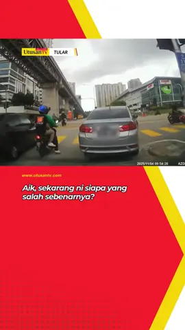 5 NOV 25: Min pun garu kepala fikir siapa yang salah? Kejadian di percayai berhampiran pusat beli-belah Da Men di USJ1, Subang Jaya.  #beritaditiktok #trendingnewsmalaysia #fyp #dashcam #kereta 