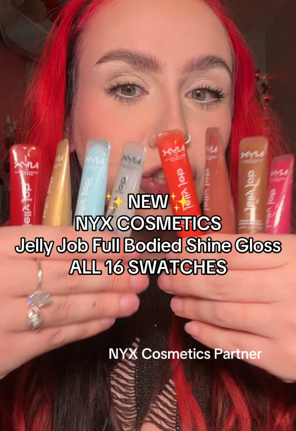 NEW @NYX Professional Makeup Jelly Job Full Bodied Shine Gloss is finally here!!! #nyxcosmeticspartner #nyxcosmetics #ttsbeautybesties #tiktokshopcreatorpicks 