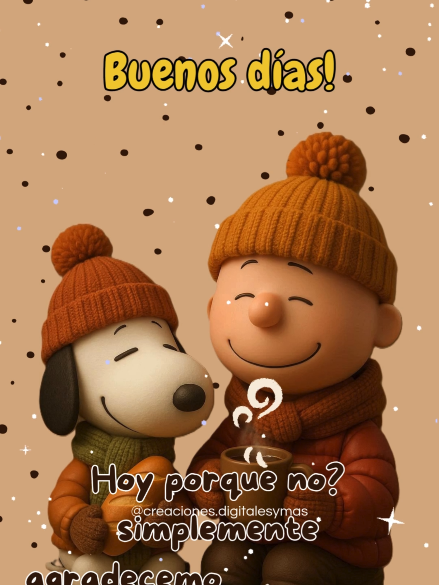 Buenos días #buenosdias #snoopy #adachajon.gt