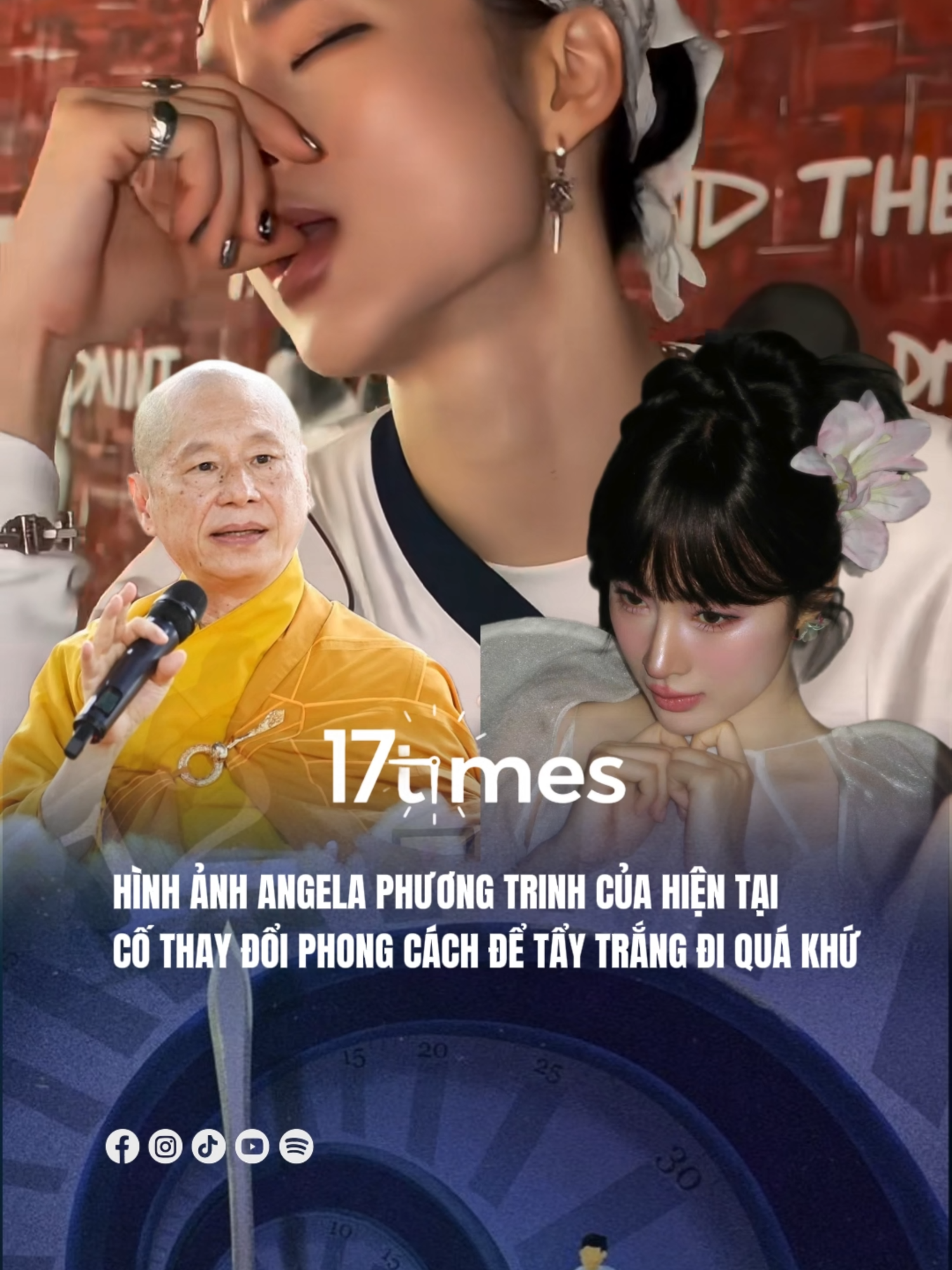 Hình ảnh Agela Phương Trinh của hiện tại, thay đổi phong cách để xoá đi quá khứ ! Chỉ có thể xoá trong mắt thiên hạ nhưng sao xoá được nghiệp mình đã gieo . #17network #17times #agelaphuongtrinh #fyn #giatri