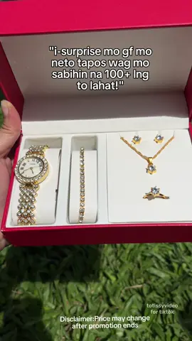 pangregalo sa gf mo 6pcs jewelry set na #christmasgiftideas 