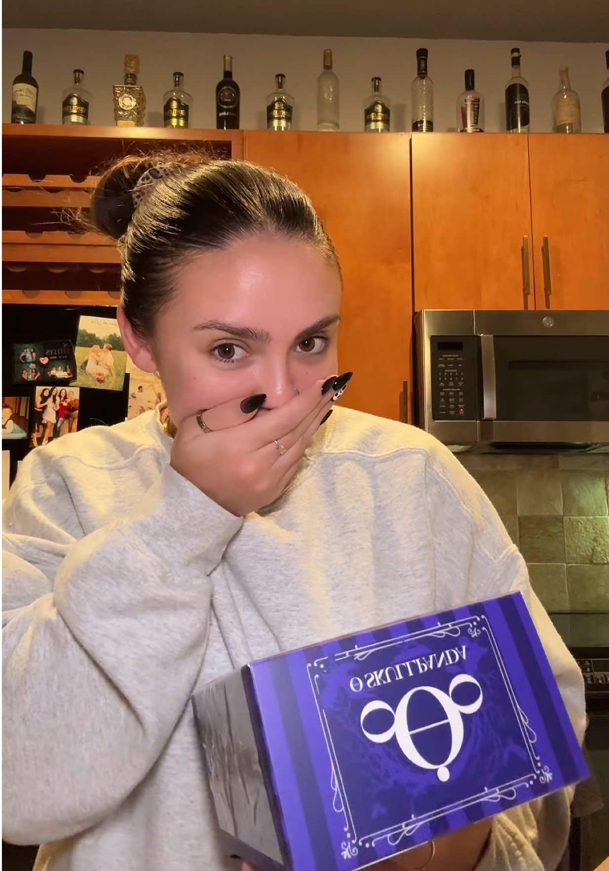 me crashing out over my new toy😭🖤💜 @POP MART US IM IN LOVE!!!