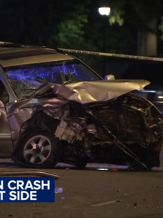 Two people are dead and another is injured after a head-on crash on the city's South Side on Tuesday afternoon, Chicago police said. Police said the crash happened in the Wrightwood neighborhood's 2800-block of West 87th Street just before 3 p.m. #chicagonews #news #chicago