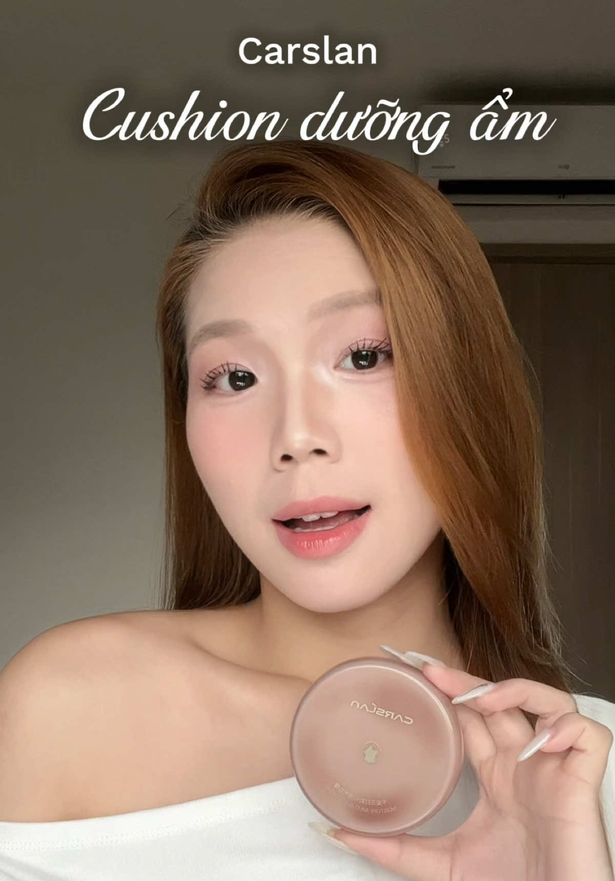 Cushion Carslan bản chuyên dưỡng ẩm glowy glass skin cho team da khô nè ✨😚  #carslan #phannuoc #cushion #trangdiem #goclamdep 