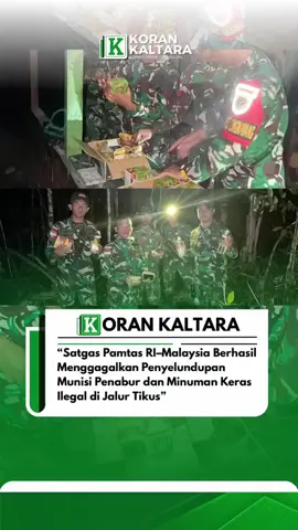 Upaya penyelundupan barang terlarang dan ilegal dilakukan lewat jalur ‘tikus’ wilayah perbatasan RI-Malaysia ini digagalkan oleh Tim Pos Long Nawang, Kecamatan Kayan Hulu, Kabupaten Malinau. “Dalam operasi ambush yang digelar pada Jumat malam, 24 Oktober 2025, kami dari Tim Pos Long Nawang berhasil menggagalkan penyelundupan 750 butir amunisi penabur, dan 48 botol minuman keras ilegal di jalur tikus perbatasan,” ujar Dansatgas Pamtas RI-Malaysia Yonarmed 4/Parahyangan, Letkol Arm Januar Idrus, melalui Danpos Long Nawang, Lettu Arm I Gede Wira Pratama, melalui keterangan pers tertulisnya pada Senin (3/11/2025).