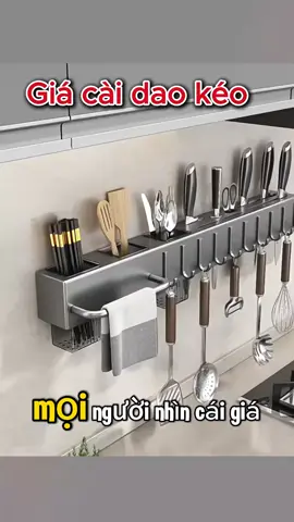 Giá cài dao kéo nhà bếp thiết kế hút chân không siêu chắc chắn, mà không cần khoan đục tường #giacaidao #giacaidaokeo #giacaidaodanang #giacaidaokeodantuong #giadungtienich 