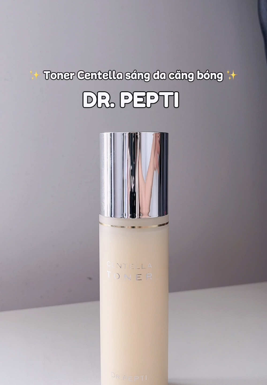 Một chiếc toner dưỡng da sáng căng bóng nè ✨💦 Toner Dr.Pepti Centella rau má #toner #tonerdrpepti #drpepti #tonerduongda #tonercentella 