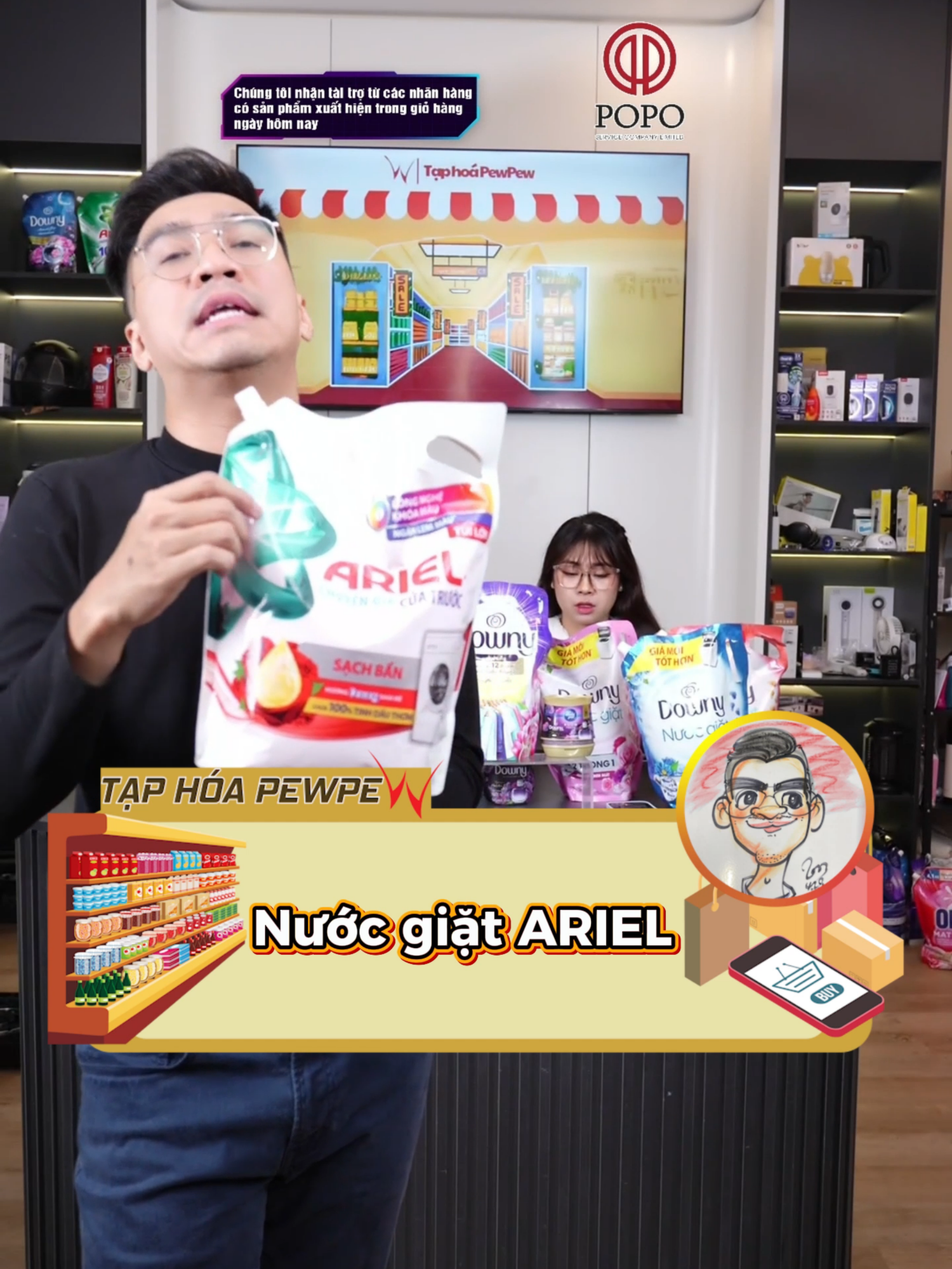 [REVIEW KHÔNG BOOKING] VIDEO REVIEW NƯỚC GIẶT ARIEL 🌼 Nước giặt Ariel đậm đặc – công nghệ làm sạch vượt trội 🌟 ✅ Đánh bay vết bẩn chỉ trong 1 lần giặt ✅ Giữ hương thơm tươi mát suốt ngày dài ✅ Tiết kiệm – Hiệu quả – Dịu nhẹ cho da tay 👉 Ariel – Bí quyết cho áo quần luôn như mới! Rất mong quý khách hàng/ khán giả có thể để lại bình luận/ góp ý hay sản phẩm quan tâm nhé. * Chúng tôi nhận hoa hồng từ các nhãn hàng khi ban/ giới thiệu/ trái nghiệm các sản phẩm được liên kêt với video này. * #taphoapewpew #pewpew #nuocgiatariel #ariel #pg